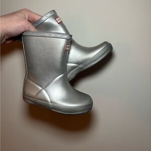 Silver Hunter Boots